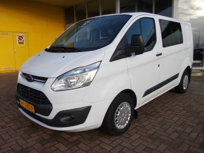 Ford Transit Custom 2.2 tdci dubbele cabine airco, cruise-contr.