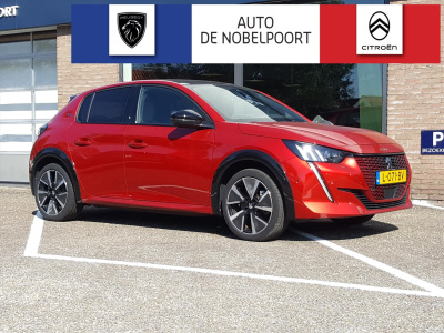 Peugeot 208 gt pack ev 50kwh 136pk/12%bytelling+btw | 3-fase navigatie | cruise&climate | achteruitrijcamera | keyless | panoramadak | p-hulp | lm-velgen 17inch