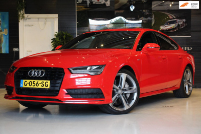 Audi A7 sportback 3.0 tdi bit quattro s-line - audi exclusive 1/1 - stoel verw+koel - bose - carbon - virtual - matrix - full opt!