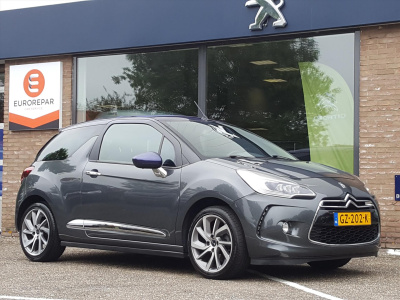 Ds Ds 3 cabriolet 1.2t puretech 110pk navigatie | cruise & climate control | achteruitrijcamera | parkeersensoren | bluetooth | lm-velgen