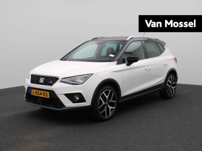 Seat Arona 1.0 tsi fr limited ed.dsg | automaat | camera | leder/alcantara | 18"| priv, glass | climate control | led | parkeer sensoren | navigatie