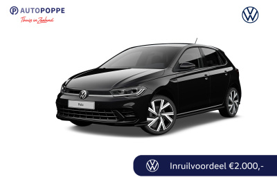 Volkswagen Polo 1.0 tsi 95 5mt r-line edition | 'app-connect' draadloze smartphone integratie | achterlichten led | afstandscontrolesysteem (front assist)