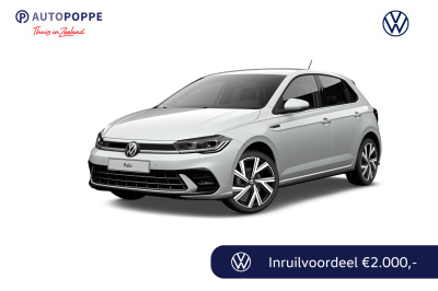 Volkswagen Polo 1.0 tsi 95 5mt r-line edition | 'app-connect' draadloze smartphone integratie | achterlichten led | afstandscontrolesysteem (front assist)