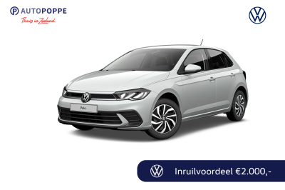 Volkswagen Polo 1.0 tsi 95 5mt life edition | 'app-connect' smartphone integratie | buitenspiegels elektrisch instel- verwarm- en inklapbaar | parkeersensoren (park distance control)