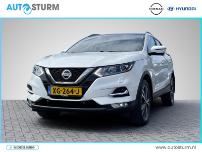 Nissan Qashqai 1.2 n-connecta design + safety pack | panoramadak | navigatie | 360° camera | dodehoek detectie | park. assist | rijklaarprijs!