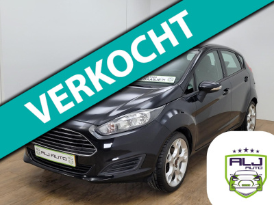 Ford Fiesta occasion met 17 inch st wielen en st spoiler | tweedehands ford fiesta in zwart en 5 deurs | airco | bovag