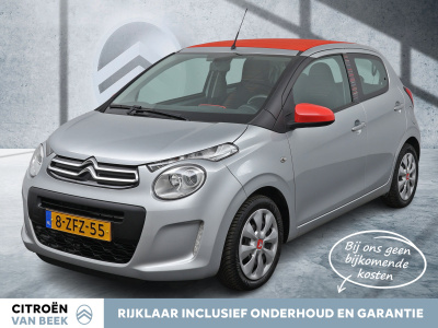 Citroen C1 puretech 82pk airscape shine | rijklaar | open dak | airco | 5-deurs |