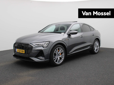 Audi E-tron sportback 55 quattro s edition 95 kwh | s-line 408pk | half-leder | navigatie | climate control | cruise control adaptief | voorstoelen verwarmd | camera | parkeersensoren | draadloos laden | lmv | schuifdak | led |