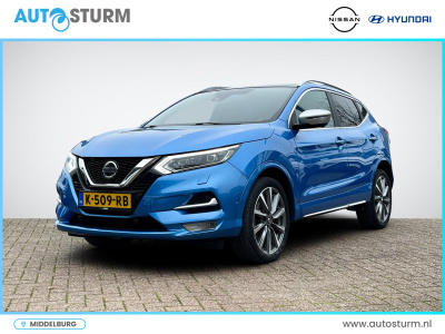 Nissan Qashqai 1.3 dig-t tekna + dct automaat | panoramadak | nappa leder | bose audio | adapt. cruise control | geheugenstoel | apple carplay/android auto | rijklaarprijs!