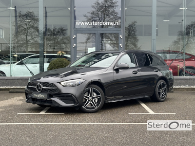 Mercedes-Benz C-Klasse estate 300 e amg line l distronic l mbux l stoelverwarming l digital light l night pakket l 360 gr camera l smart phone integratie l niveau regeling l sfeerverlichting l wegklapbare trekhaak l multicontourstoelen l airco l