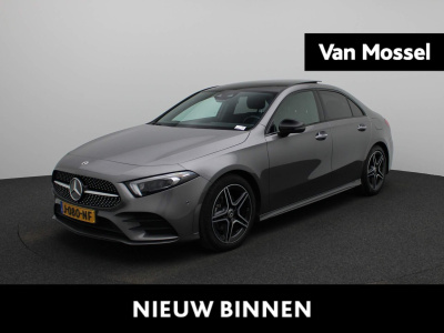 Mercedes-Benz A-Klasse 200 business solution amg | amg-styling | navigatie | sfeerverlichting | climate control | parkeersensoren | camera | panorama dak | dab | lmv |