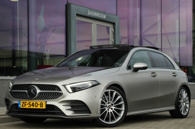 Mercedes-Benz A-Klasse 220 amg premium plus | night pakket | leder | pano | sfeer | burmester |