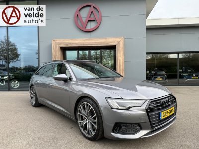 Audi A6 avant v6 55 tfsi 340pk quattro s-line | panoramadak | trekhaak | 20 inch | zwart optiek | camera | incl. 1 jaar bovag garantie