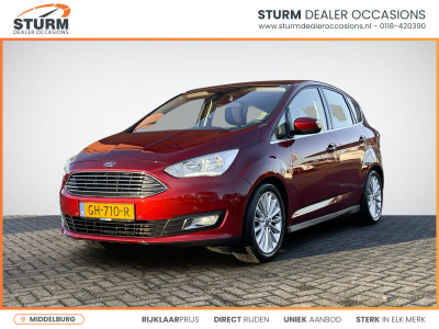 Ford C-max 1.0 titanium | trekhaak | panoramadak | navigatie | camera | elek. achterklep | voorruit verwarmd | rijklaarprijs!