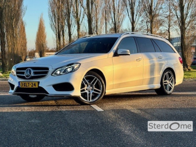 Mercedes-Benz E-Klasse estate 200 edition sport l amg line l schuif- kanteldak l afneembare trekhaak l led l distronic l elektr. bedienbare achterklep l airconditioning l stoelverwarming l