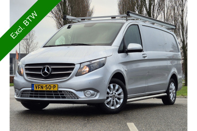 Mercedes-Benz Vito 110 cdi lang l airco l led l becker map pilot l camera l trekhaak l pts l leder twin l tweezitsbank l