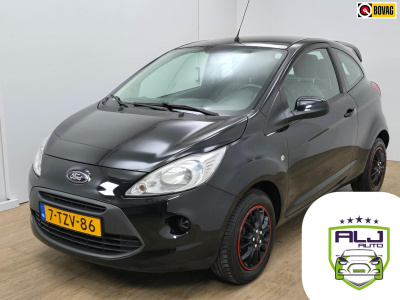 Ford KA occasion 1.2 style start/stop met airco | leuke uitvoering | tweedehands ford ka in zwart | radio met aux | weinig km's |