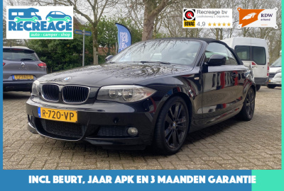 BMW 1 Serie 118i cabrio incl. jaar apk | afleverbeurt | 3 maanden garantie