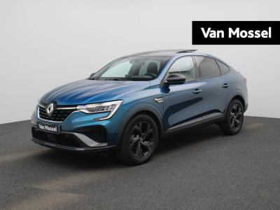 Renault Arkana tce 140 edc r.s.line | automaat | panorama dak | leder | navigatie | stoel verwarming | sfeer verlichting | climate control | parkeer sensoren | schuifdak | led | camera | lmv |