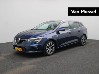 Renault Megane 1.3 tce intens | automaat | navigatie | half leder | trekhaak | sfeer verlichting | virtual cockpit | stoel verwarming | camera | lmv | climate control | led |