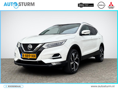 Nissan Qashqai 1.3 dig-t tekna | trekhaak | panoramadak | apple carplay/android auto | adapt. cruise control | stoelverwarming | led koplampen | rijklaarprijs!