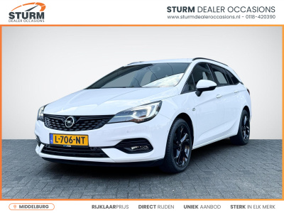 Opel Astra sports tourer 1.2 elegance | navigatie | camera | matrix-led koplampen | comfortstoelen | apple carplay/android auto | dodehoek | elek. kofferklep | rijklaarprijs!