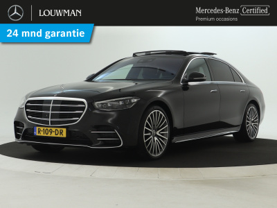 Mercedes-Benz S-klasse 450 4matic lang amg line | dodehoekdetector | panoramadak |