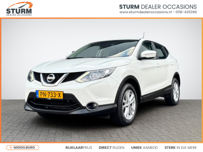 Nissan Qashqai 1.2 acenta connect pack | navigatie | camera | stoelverwarming | cruise & climate control | dab | park. sensoren | rijklaarprijs!