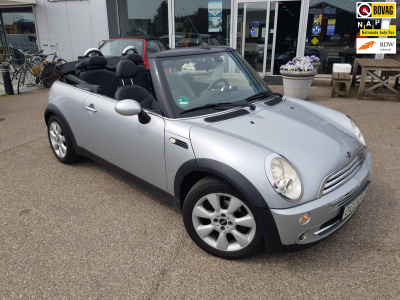 Mini Cooper Cabrio mini 1.6 chili leer.