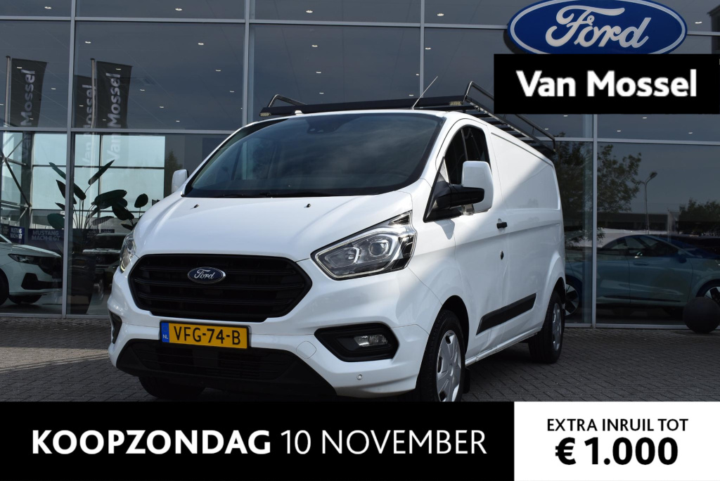 Ford Transit Custom 340 2.0 tdci l2h1 trend | cruise control | achteruitrijcamera| imperiaal | schuifdeur zijkant | navigatie |