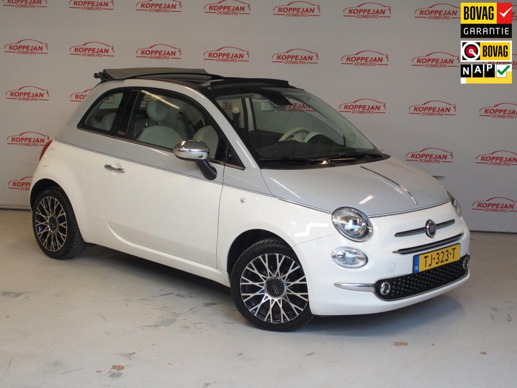 Fiat 500 C 0.9 twinair turbo collezione nl auto, 2 tone, cruise, pdc