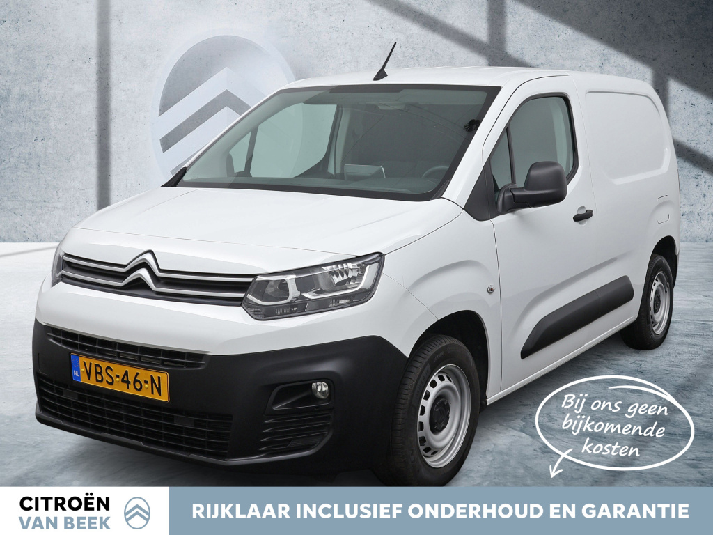 Citroen Berlingo bluehdi 75pk club | rijklaar | apple carplay | 3 zitplaatsen voorin | airco |