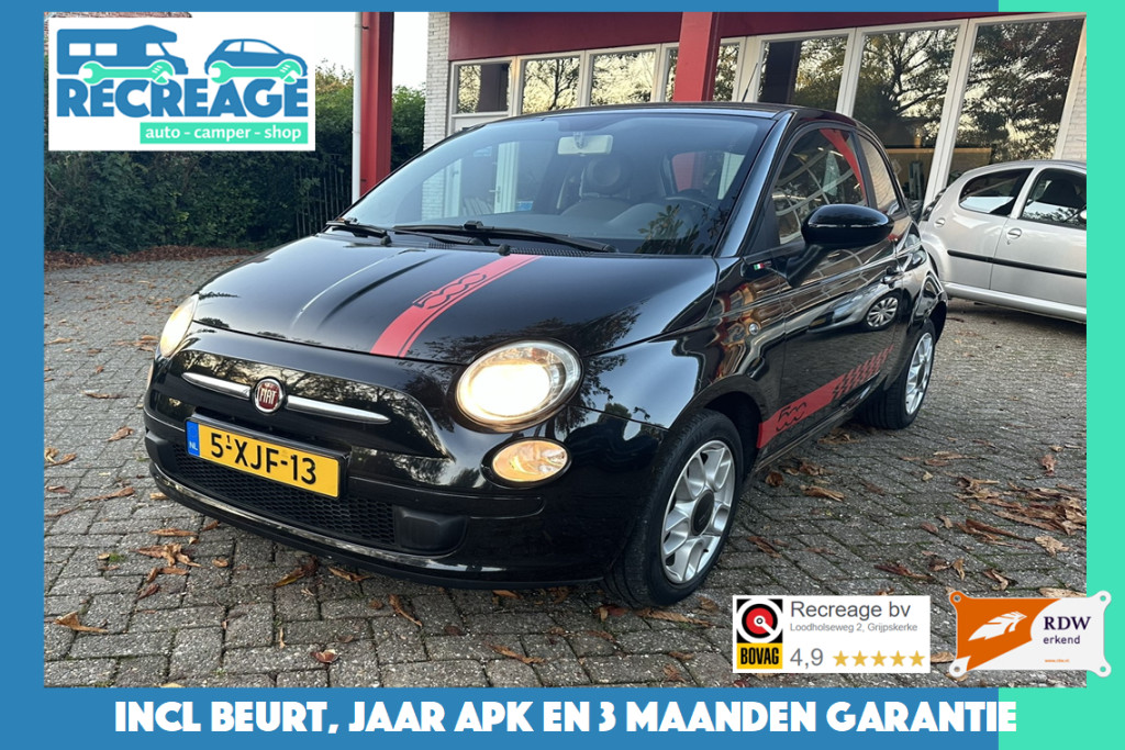 Fiat 500 1.2 sens naked | incl. carplay, beurt, jaar apk & 3 maanden garantie