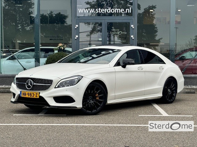 Mercedes-Benz Cls 350 d l amg line l airmatic l schuif- kanteldak l bruin leder exclusief l stoelverwarming l harman kardon l led intelligent light systeem l distronic plus l multicontour stoelen l manufaktur kasjmierwit - mango lak l coman...