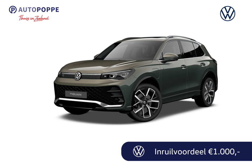 Volkswagen Tiguan 1.5 ehybrid 272 6dsg r-line edition | 'app-connect' draadloze smartphone integratie | afstandscontrolesysteem (front assist) | digital cockpit pro (26 cm)