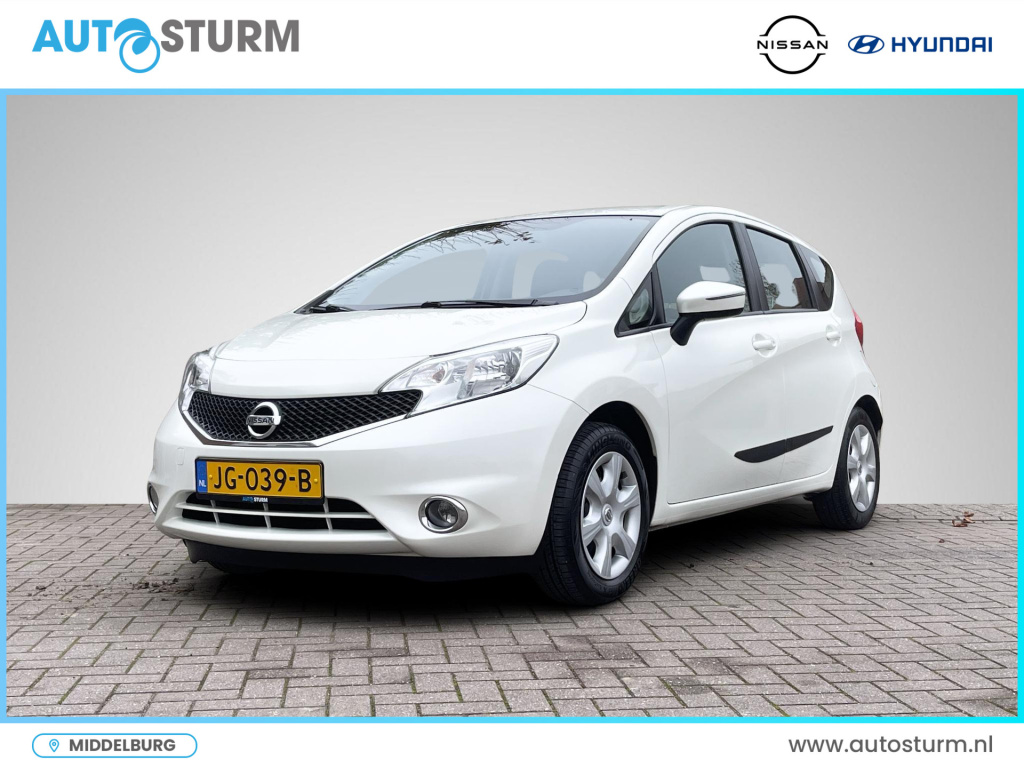 Nissan Note 1.2 acenta | trekhaak | cruise control | achterbank verstelbaar | airco | bluetooth tel. | elek. ramen + spiegels | rijklaarprijs!