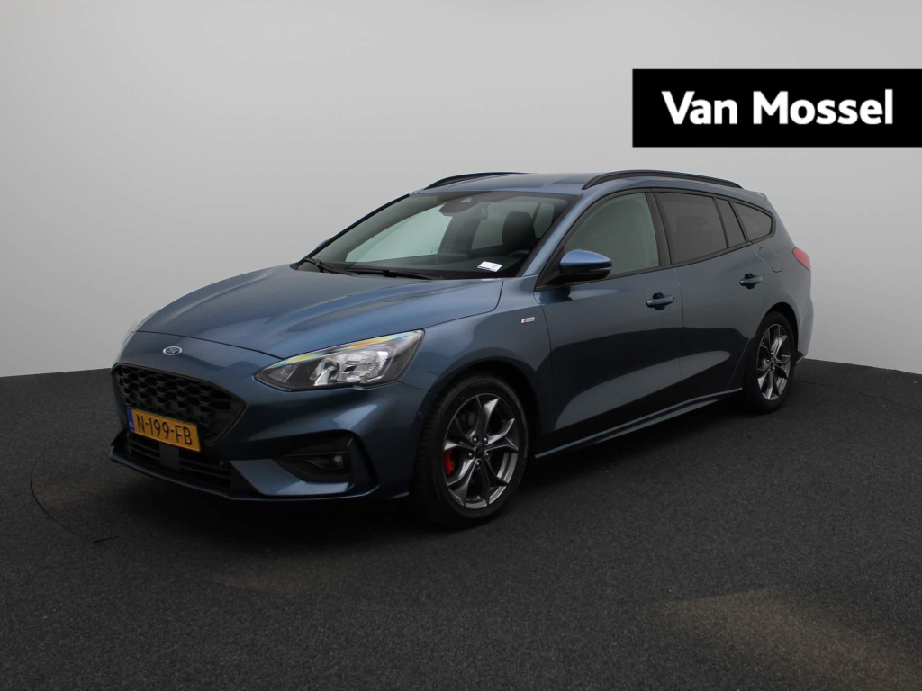 Ford Focus wagon 1.0 ecoboost hybrid st line x business | climate control | navigatie | lmv | parkeer sensoren | led | stoel/stuur/voorruit verwarming | virtual cockpit | trekhaak