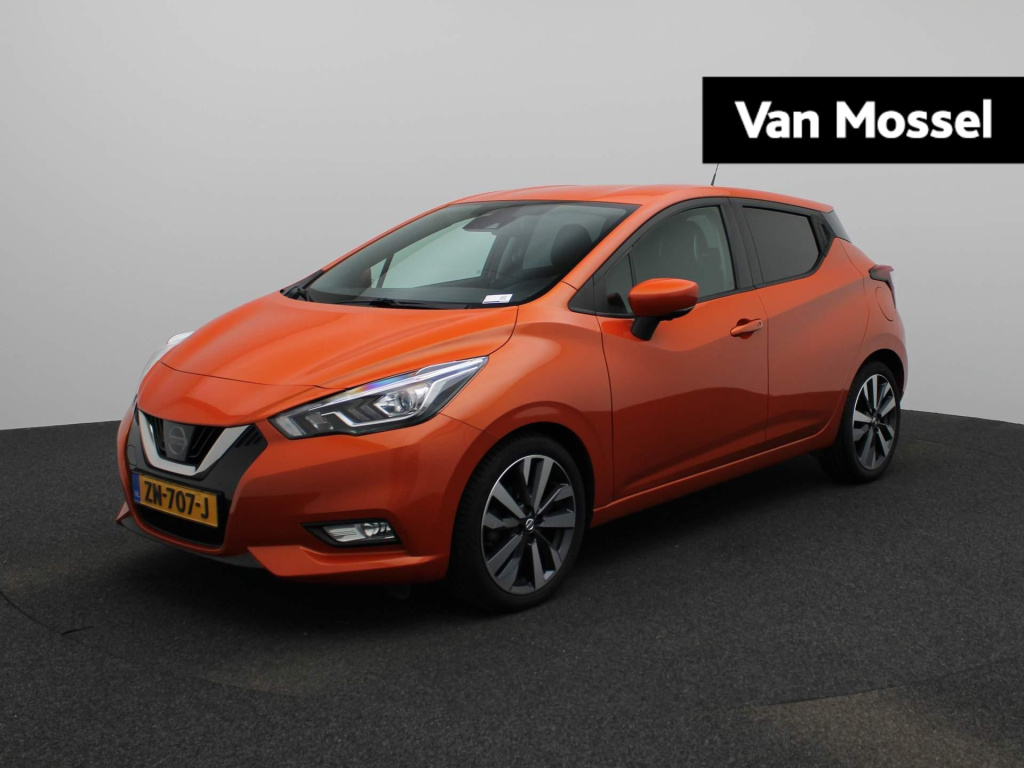 Nissan Micra 0.9 ig-t tekna | climate control | navigatie | lmv | parkeer sensoren | led | stoel verwarming | camera | bose