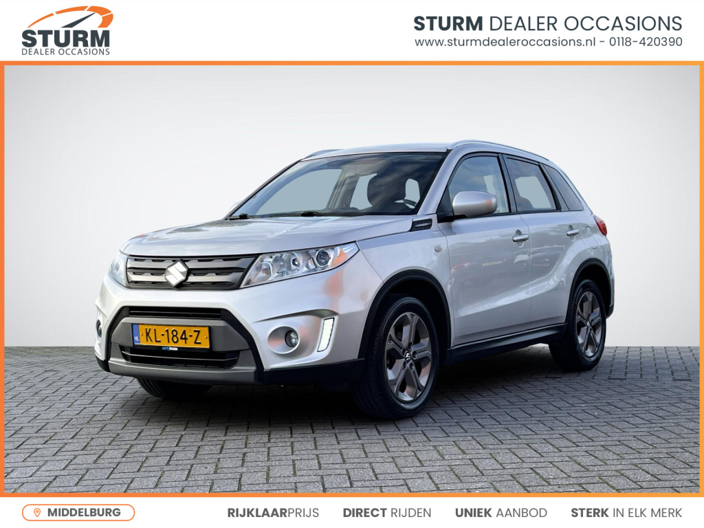 Suzuki Vitara 1.6 exclusive automaat | trekhaak | navigatie | camera | stoelverwarming | cruise & climate control | bluetooth tel. | rijklaarprijs!