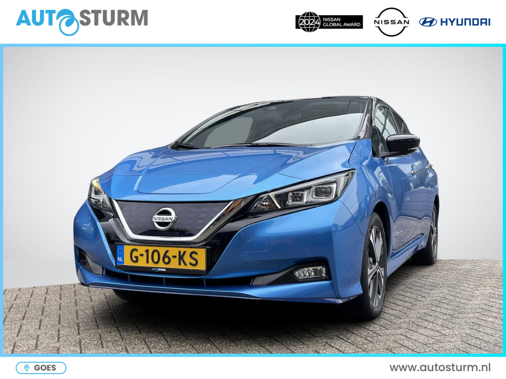 Nissan Leaf e+ tekna 62 kwh | adapt. cruise control | bose audio | stuur- + stoelverwarming | leder/alcantara | apple carplay/android auto | rijklaarprijs!