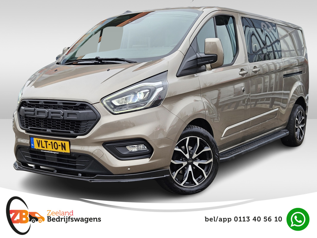 Ford Transit Custom 300 2.0 tdci l2h1 | treeplanken | 18'sportvelgen | carplay | dodehoek det.