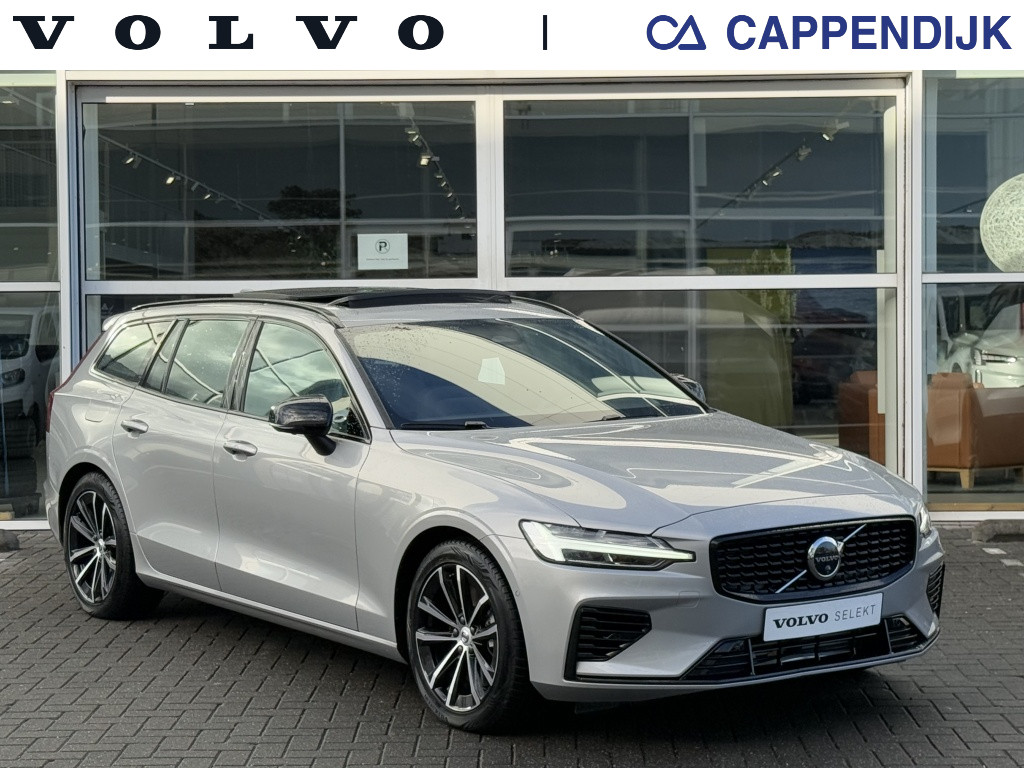 Volvo V60 t6 398pk recharge plus dark| panodak| adap.cruise| trekhaak| cam