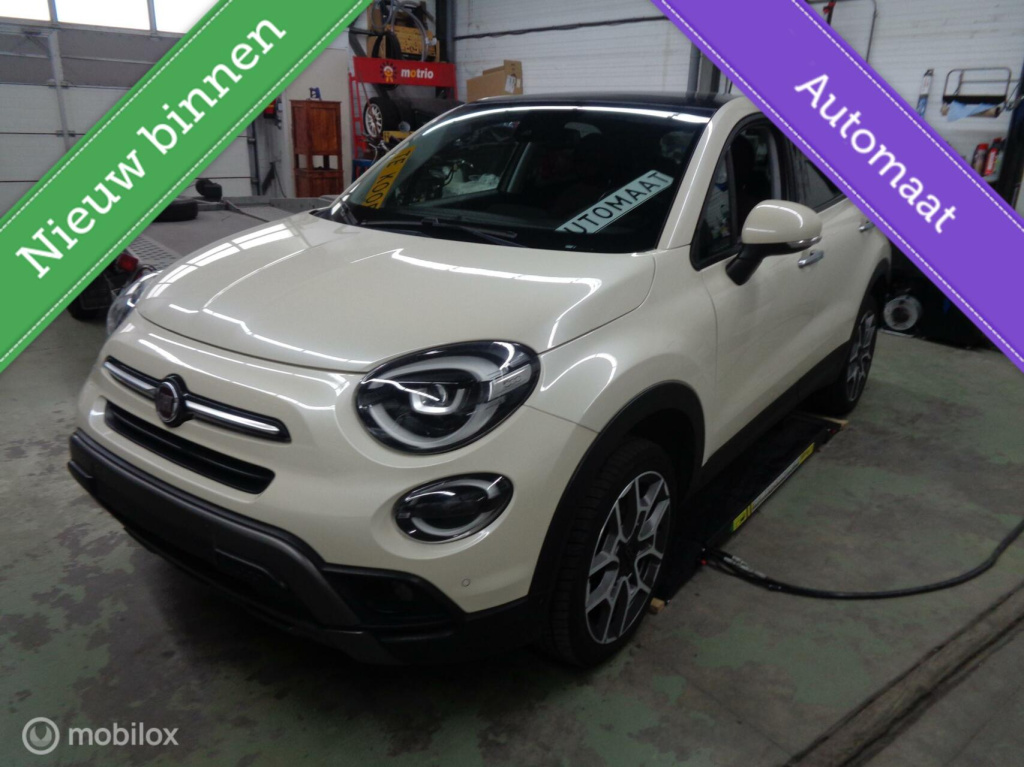 Fiat 500x cross 1.3 gse city cross s-design/automaat/airco/leer/panodak/pdc/18''lm/slechts 65000km