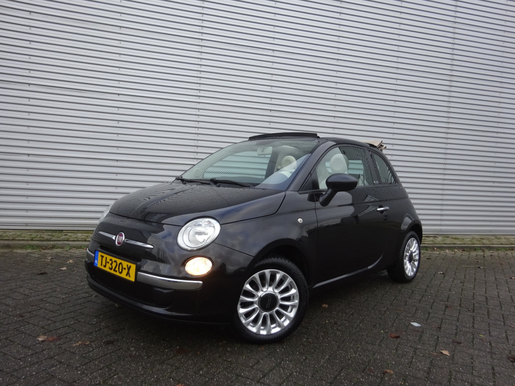 Fiat 500 C 1.2 lounge airco / parkeers. / lm velgen / elektr. ramen