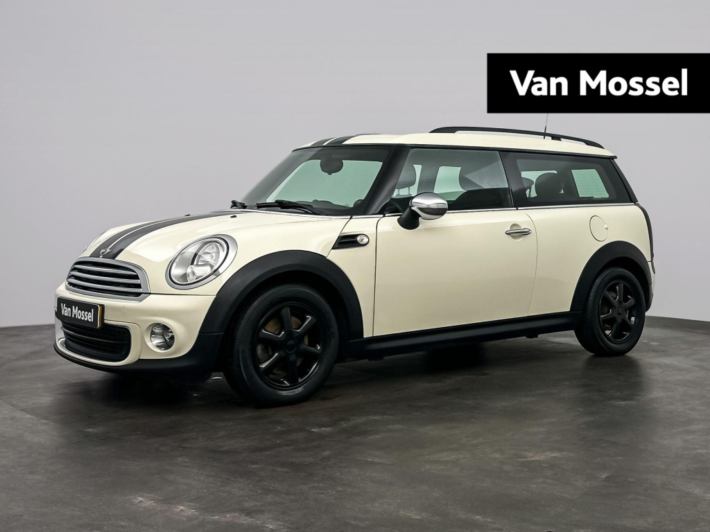 Mini Clubman 1.6 one chili | navigatie | half-lederen bekleding | climate control | bluetooth | lichtmetalen velgen |