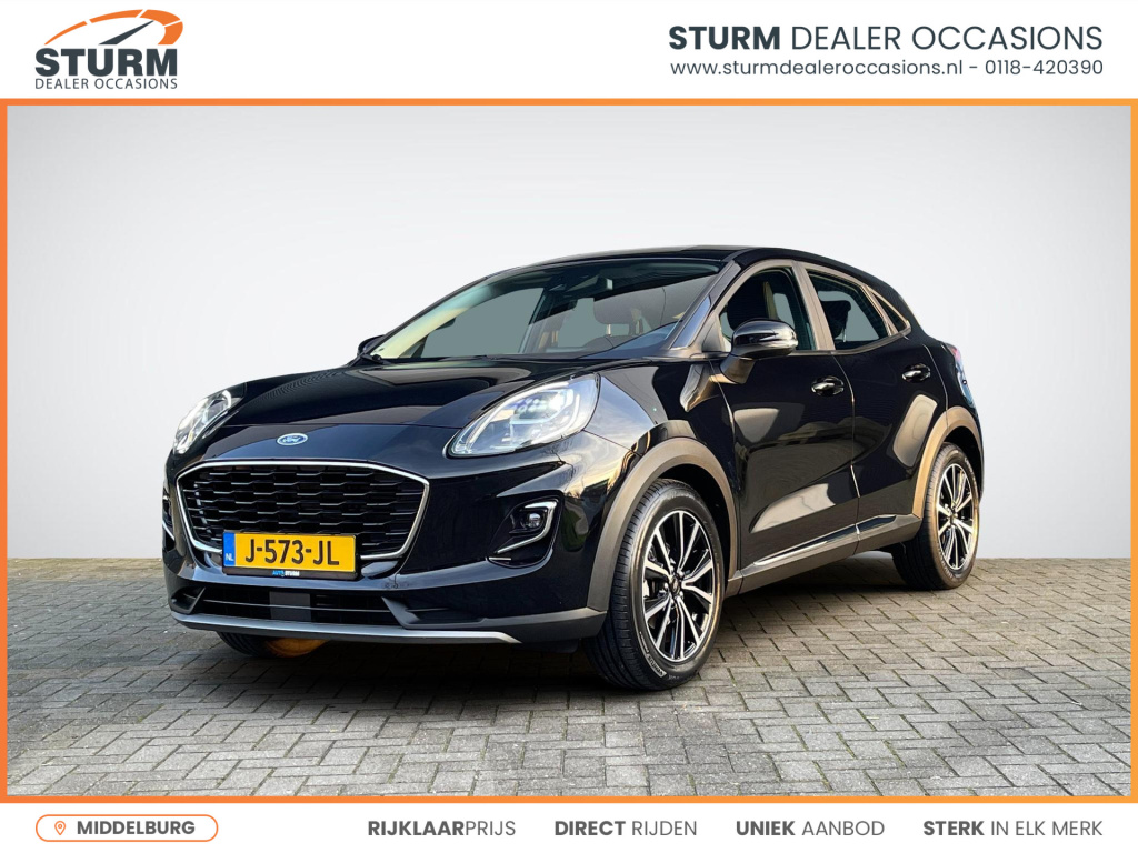 Ford Puma 1.0 ecoboost hybrid titanium winter pack | navigatie | stuur- + stoelverwarming | led koplampen | apple carplay/android auto | rijklaarprijs!