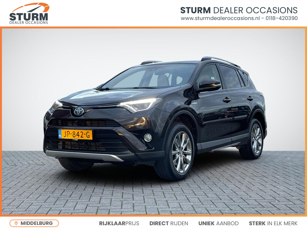 Toyota Rav4 2.5 hybrid awd executive business *trekgewicht 1650kg!* | navigatie | trekhaak | camera | stoelverwarming | leder | dodehoek | elek. achterklep | rijklaarprijs!