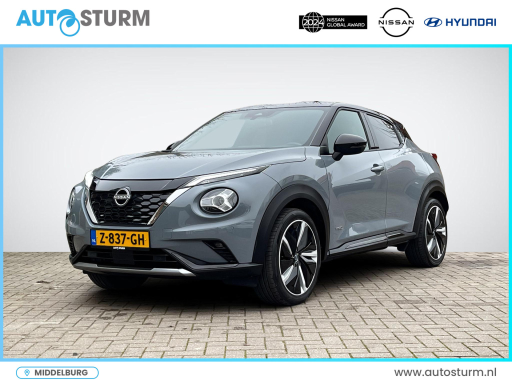 Nissan Juke 1.6 hybrid n-design | navigatie | camera | apple carplay/android auto | led koplampen | 19'' velgen | keyless entry | rijklaarprijs!