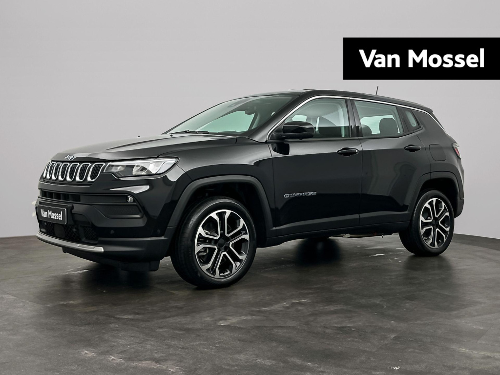 Jeep Compass 4xe 190pk plug-in hybrid electric altitude | achteruitrijcamera | parkeersensoren | half leder | park assistant | climate control | led | lichtmetalen velgen | demo sale!