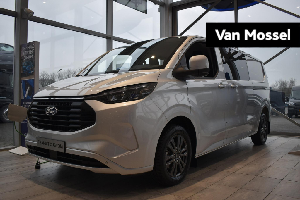 Ford Transit Custom 320 2.5 phev l2h1 limited dc | handsfree elektrische zijschuifdeuren | digitale achteruitkijkspiegel met geintegreerde dachcam | 17"lmv | dirver assistant pack ultimate |